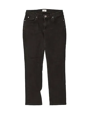 CERRUTI 1881 Womens Straight Jeans W30 L29  Black AQ85 • £22.17