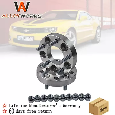 2PC 25Mm Wheel Spacers Adapters For Holden Commodore 5X120 7/16 Cb=77Mm AUS • $69