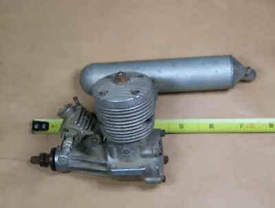 Vintage K&B Nitro Airplane RC Engine With Carb And Muffler Parts Repair • $45.99