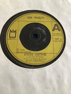 £6.66 • Buy John Travolta.    Greased Lightnin       7”. Vinyl.    Vg+ Rso.    1978