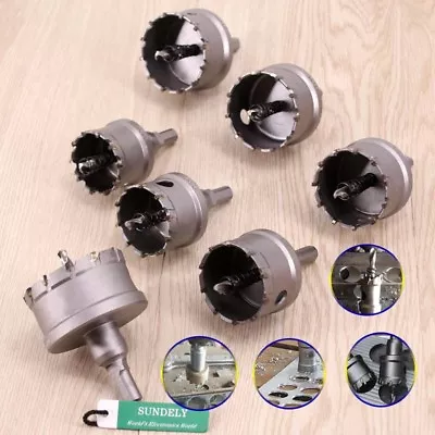 £6.99 • Buy 13mm-100mm Carbide Tip TCT Drill Bit Hole Saw For Stainless Steel Metal Alloy