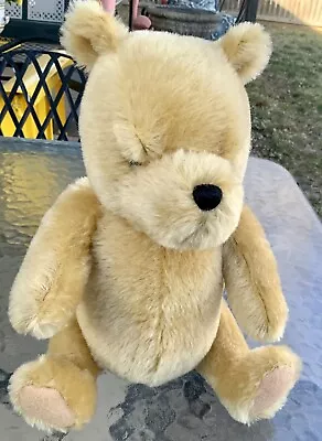 ADORABLE CLASSIC 12  DISNEY / WINNIE THE POOH FULLY JOINTED MOHAIR BEAR By GUND • $29