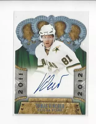 2011-12 Crown Royale #165 Tomas Vincour RC Rookie AUTOGRAPH Stars • $2.99