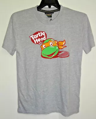 Vtg Teenage Mutant Ninja Turtles Michelangelo Turtle-head Men's T-shirt Tmnt Tee • $19.97