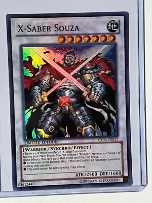 $3 • Buy Yugioh X-Saber Souza CT09-EN017 SUPER RARE Limited Edition NM Free Shipping
