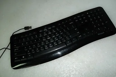 Microsoft Comfort Curve Keyboard 3000 USB Multimedia Contour 1482 3TJ-00001 OEM • $39.75