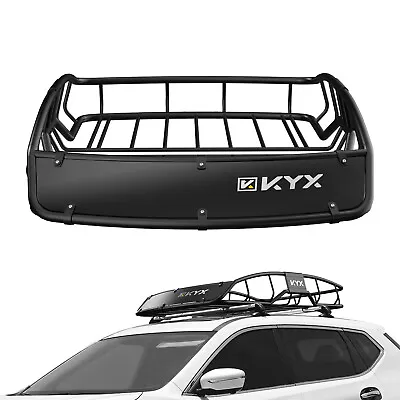Universal Top Luggage Roof Rack Basket Carrier Cargo Holder Travel SUV Truck Car • $239.99