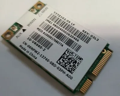 Dell 6NPW2 Mobile Broadband Mini PCI-E WWAN Wireless Card 3G Cellular T77Z102.05 • $8.92