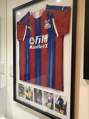 £150 • Buy Signed Framed Crystal Palace Shirt & Signed Player Photographs