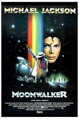 1988 Michael Jackson Moonwalker Movie Poster Print Mr. Big Joe Pesci 🎶🍿 • $7.97