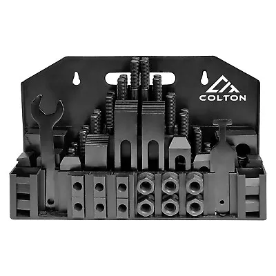 Colton 58005 | 60Pc Premium 1/2  T-Slot Clamping Kit 3/8 -16 UNC Thread • $64.59