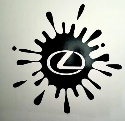 22 X22  Lexus Splash Vinyl Decal  Sticker Window Car Wall  Color Black • £34.21