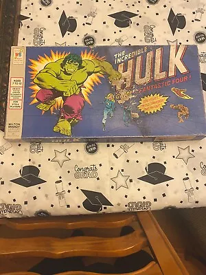 Vintage Milton Bradley Incredible Hulk Game W/ Fantastic 4 Complete 1978 Marvel  • $25