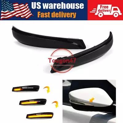 2PCS For Hyundai Veloster 2011-2015 Sequential Turn Signal Light LED Side Mirror • $26.19