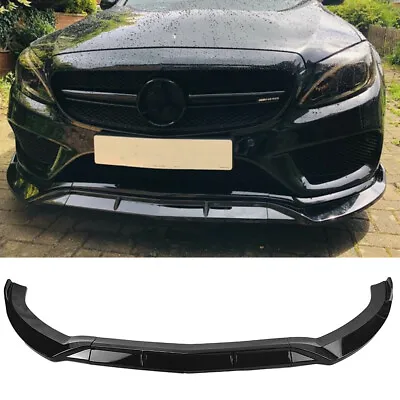 Front Bumper Body Kit Spoiler For 2015-18 Benz C Class W205 Sport DP Style Ni • $69.47