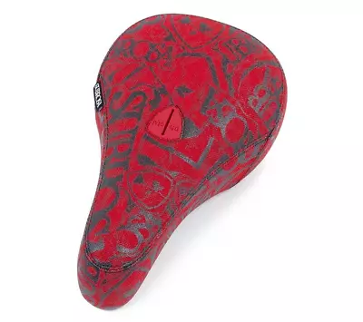 Subrosa Thrashed Pivotal Bmx Bike Seat Kink Cult Shadow Rant Red Black New • $35.99