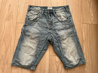 £0.99 • Buy Jack & Jones Blue Denim Jeans Shorts, Adult Small 