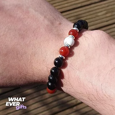 Manchester United FC Unisex Bespoke Handmade Crystal Bracelet • £13.99