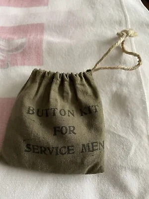 Vintage Military Button Kit For Service Men • $25