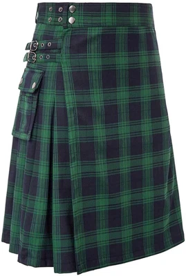 $28.99 • Buy Kilts Men's Utility Kilt For Men Modern Hybrid Cotton & Tartan Kilts Scottish