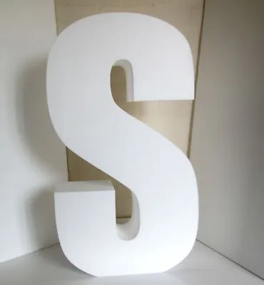 £10.50 • Buy 300mm High Polystyrene Letters. 75mm Thick. Price Is Per Character.