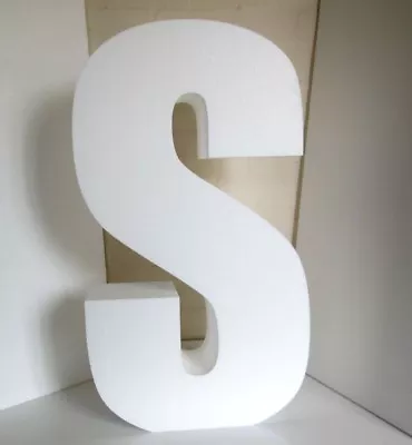 £70 • Buy Big 3D Letters. Big Polystyrene Letters For Events. 750mm High. 200mm Thick.