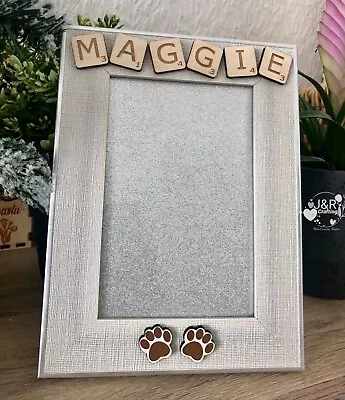 Personalised Dog Photo Frame Gift Keepsake Memorial Birthday Christmas Pet Gift  • £15.99