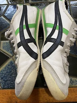 Asics Onitsuka Tiger Mexico 66 Sneakers Mens US 10 Shoes White Green Black • $35