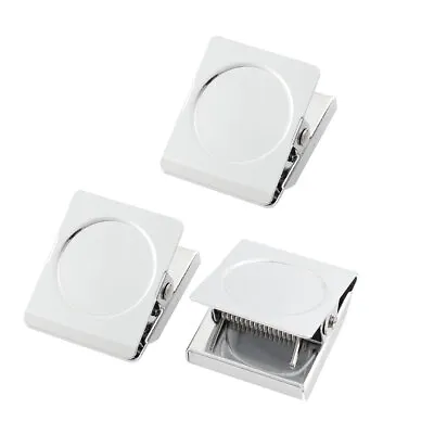 Spring Loaded Magnetic Wall Clip Refrigerator Memo Note Message Holder 3pcs • $9.65