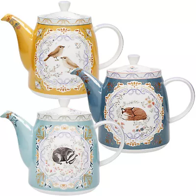 Country Animal Teapot London Pottery Loose Leaf Tea Infuser 1 Litre Teapot • £45