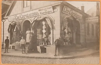 Varde Denmark Maskinstrikkeri Garnlager 1913 Real Photo Postcard Mailed • $30