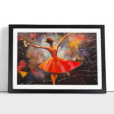 Ballet Dancer Futurism Framed Wall Art Poster Canvas Print Picture Home Painting • £29.95