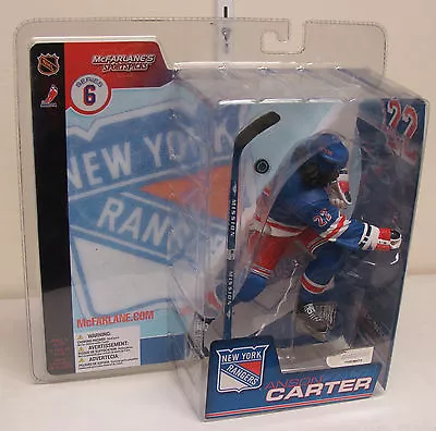 VARIANT Anson Carter - New York Rangers - Blue Jersey NHL Series 6 McFarlane • $9.99