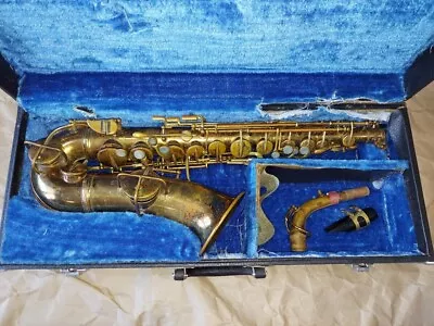 Vintage Antique York Alto Saxophone USA 1930 Good Condition • $299