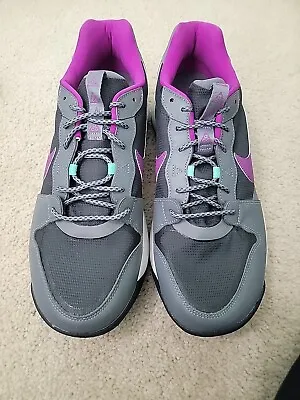 New Mens Size 13 Grey Purple Nike ACG Lowcate Running Shoes DX2256 002 • $45