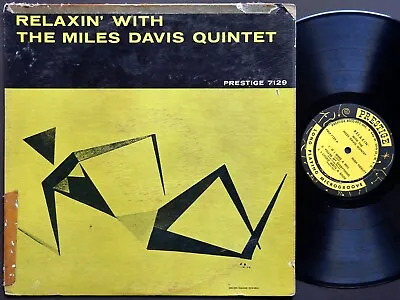 MILES DAVIS Quintet Relaxin' LP PRESTIGE 7129 US 1958 MONO W.50th John Coltrane • $126.64