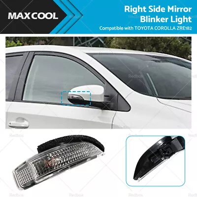 MIRROR BLINKER LIGHT Suitable FOR TOYOTA COROLLA ZRE182 2012- 2018 RIGHT • $19.58