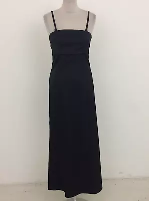 Mexx Women's Dress Size 8 Black Sleeveless Detachable Straps Back Zip Used F1 • £9.99