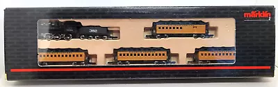 Z Marklin Mini Club 81419 Illinois Central 4-6-0 #382 & 4-Pass Set(Tested) • $479.95