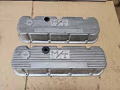 Mickey Thompson MT BBC Big Block Chevrolet Aluminum Valve Covers  140R-48B FINNS • $179.95