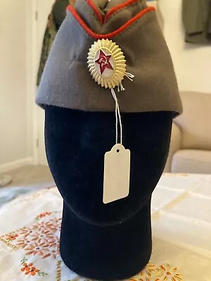 £12 • Buy Soviet Officer Pilotka Cap 