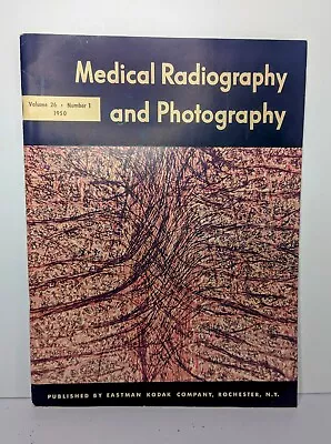 1950 Medical Radiography And Photography Magazine Volume 26 #1 Vintage Book • £13.65