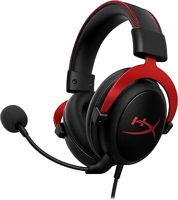 $169 • Buy HyperX Cloud II 7.1 Surround Sound Gaming Headset Black/Red