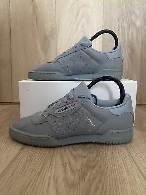 Adidas Size 5 Men’s Yeezy Power Phase Calabasas Grey Trainers • £29.99