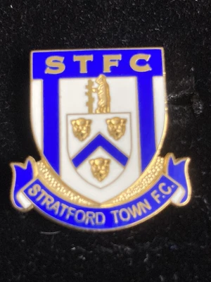 £3 • Buy Stratford Town FC Football Pin Badge - English Non League