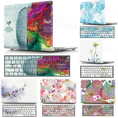 $11.46 • Buy 2in1 Pattern Hard Case Cover + Keyboard Skin For MacBook Air Pro 11 13 14 15 16