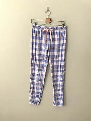 Munki Munki Retrospective Purple Plaid Pull On Joggers Lounge Pajama Pants Sz S • $9.59