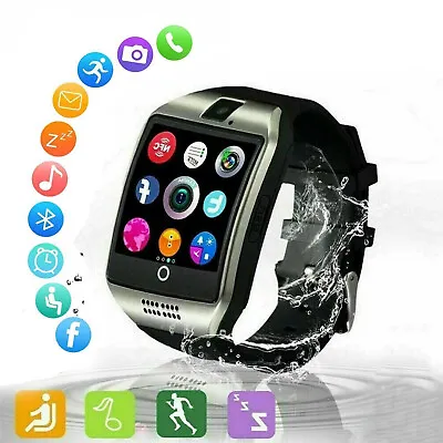 $34.99 • Buy Q18 Android Bluetooth Smart Watch For Men Women Kids Waterproof Touch Watch