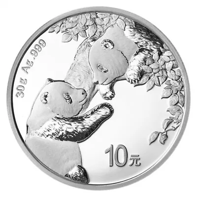 2023 China 10 Yuan 30 Gram 999 Silver Panda In Mint Capsule! • $32