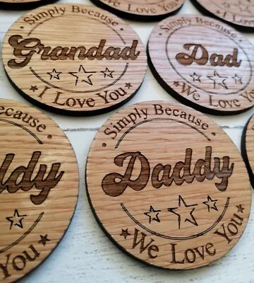 £4.49 • Buy Personalised Fridge Fathers Day Gifts  POPS GRANDAD DAD DADDY Birthday Present
